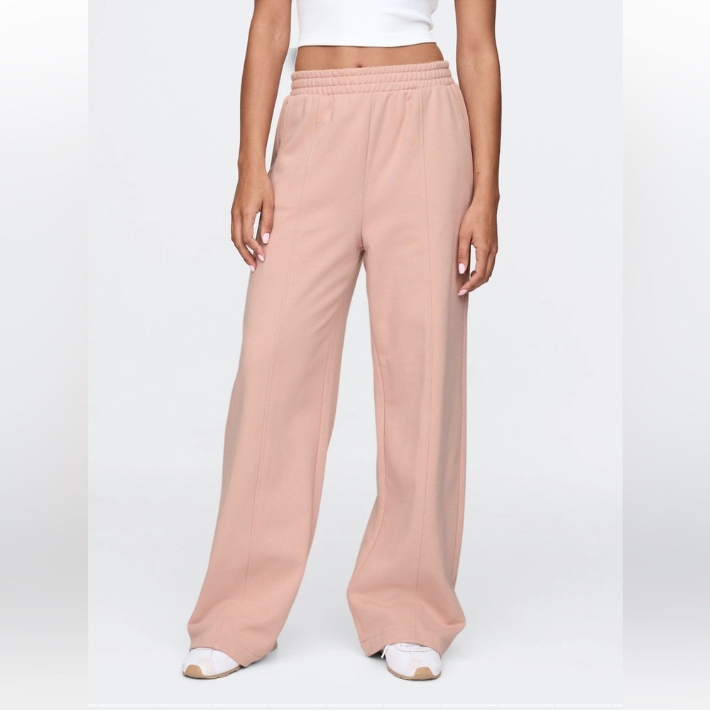 GAP Women's seamed wide leg track pants
